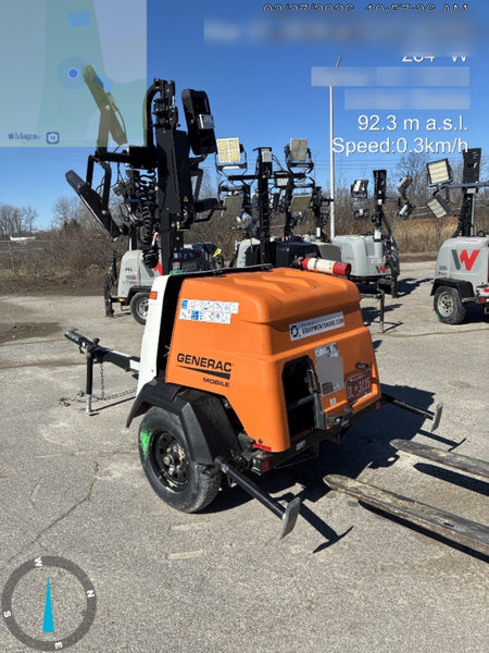 2023 Generac MLT2 Diesel, Flex Switch 120V Input, Powerzone Controller, 
(4) 320W LED Lights, 4kW Generator, 39.9 Gal Fuel Tank, 2" Ball, T3