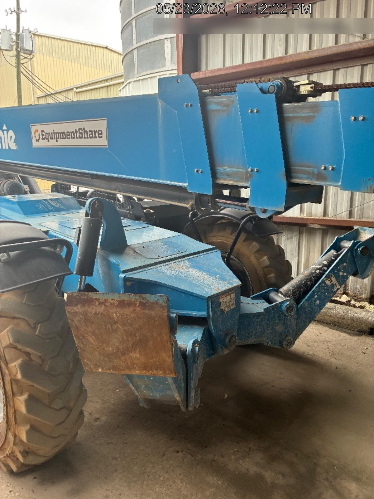 2018 Genie GTH-1056 Genie GTH-1056 w/ROPS, Work Lights, Solid Tires, RH Cab Mesh, Beacon, 60" Carriage and Forks
