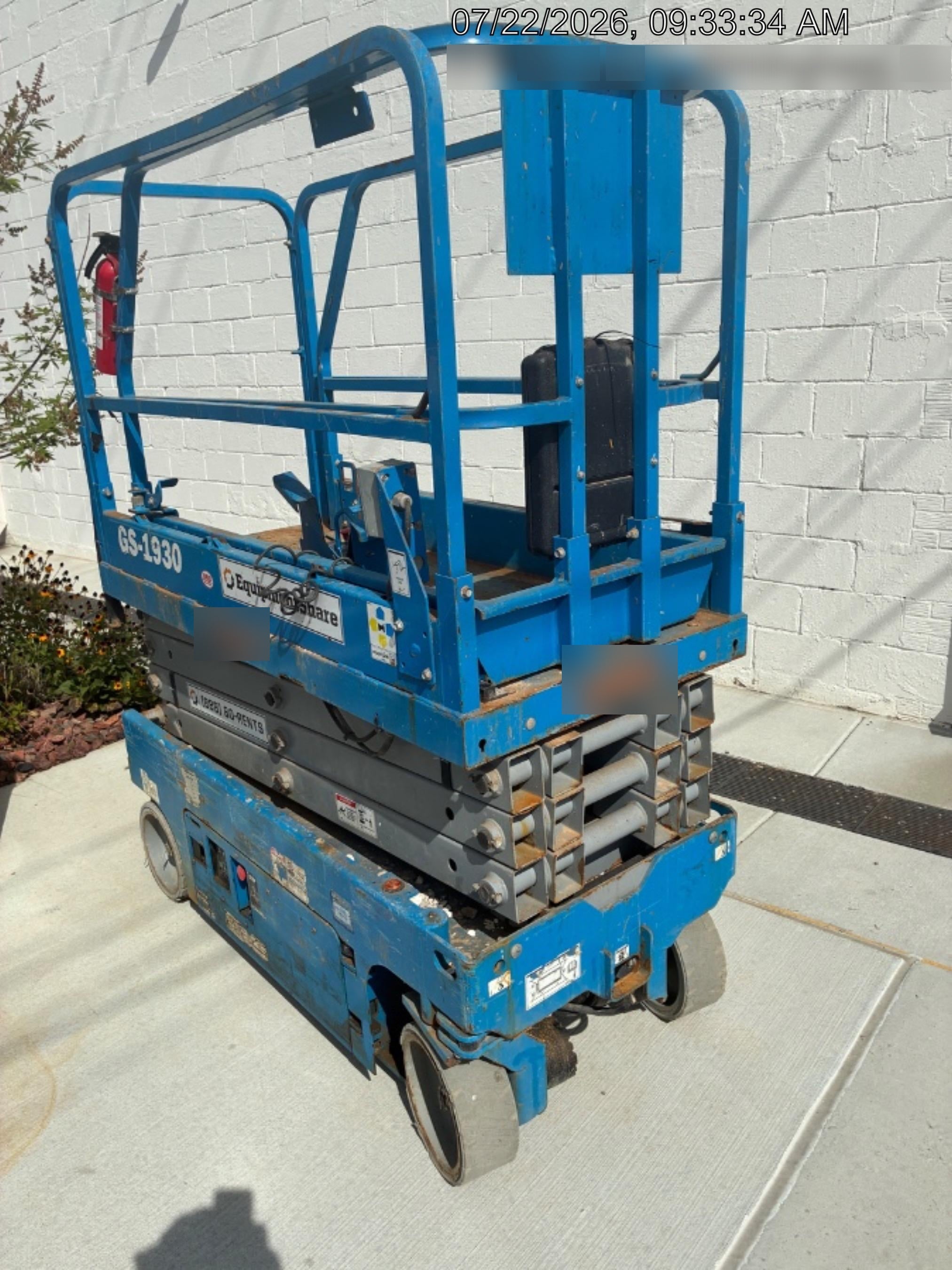2020 Genie GS-1930 Fixed rails with chain entry gate - Pre A92.20