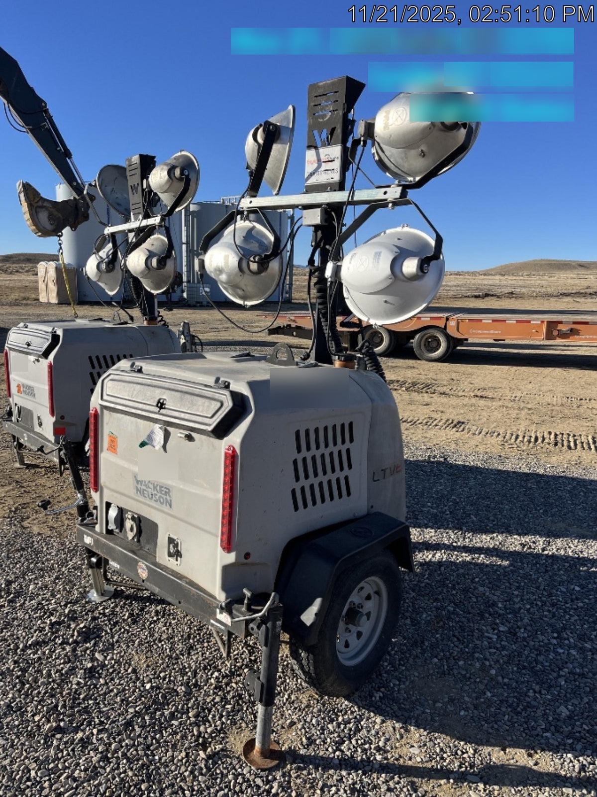 Wacker Neuson LTV6K-MH Wacker Neuson LTV6K Towable Light Tower