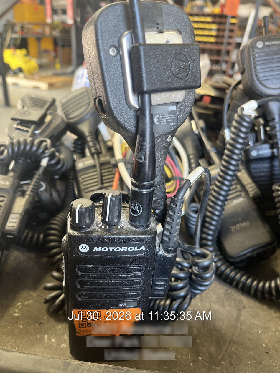 2021 MOTOROLA XPR3300E