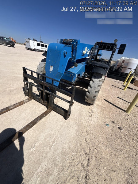 2018 Genie GTH-844 Genie GTH-844 w/Open ROPS, Solid Tires, beacon/work lights, 60" carriage/forks