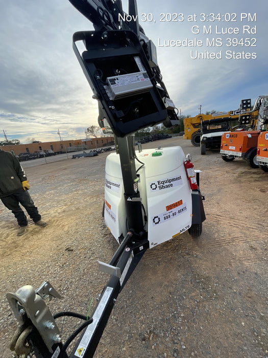 2023 Generac MLT2 Diesel, Flex Switch 120V Input, Powerzone Controller, 
(4) 320W LED Lights, 4kW Generator, 39.9 Gal Fuel Tank, 2" Ball, T3