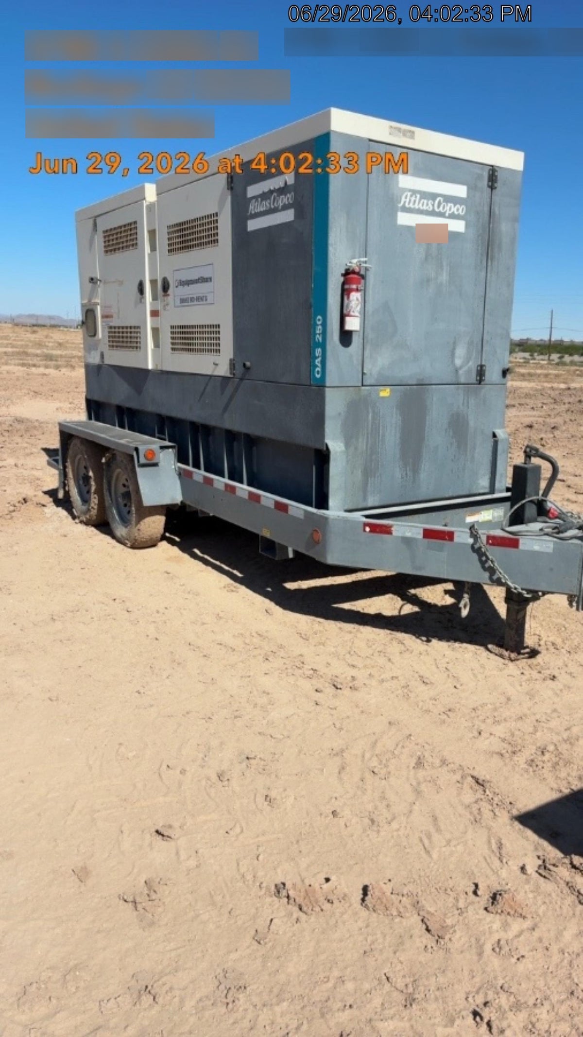 2020 ATLAS COPCO QAS250