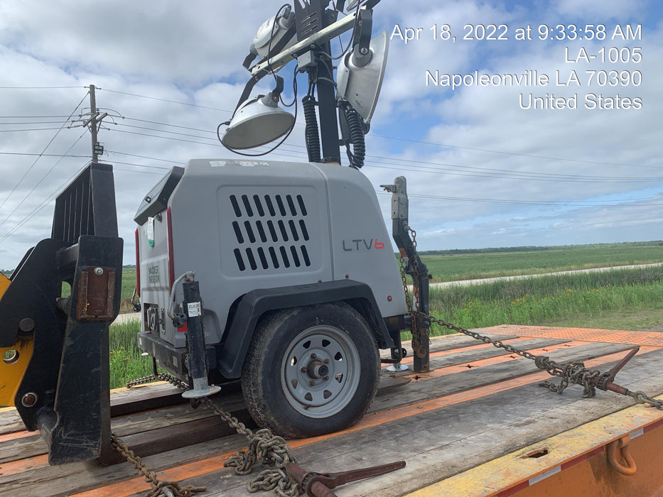 2019 Wacker Neuson LTV6L-MH Wacker Neuson LTV6L Mobile Light Tower w/Fuel Level Sensor Installed