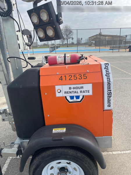 2024 Wanco WLTT-4MM4K Diesel, Deep Sea Controller, Shore Power Plug, Auto Start, (4) 350W LED Floodlights, 4kW Generator, 60 Gal Fuel Tank, 2" Ball, T3