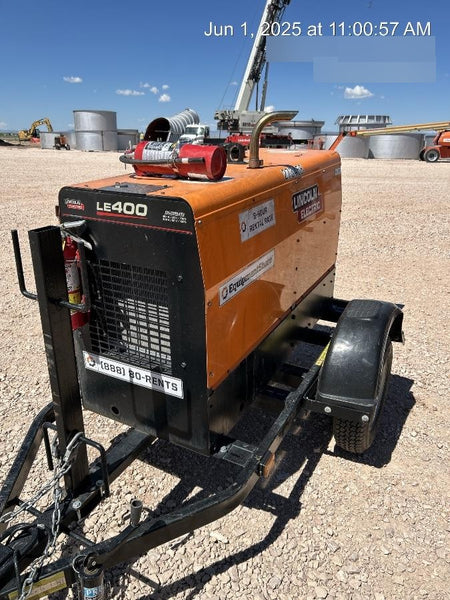 2022 Lincoln Electric LE400 Kubota V1505, Trlr, Cable Rack, Light Kit, ES Decals, T3