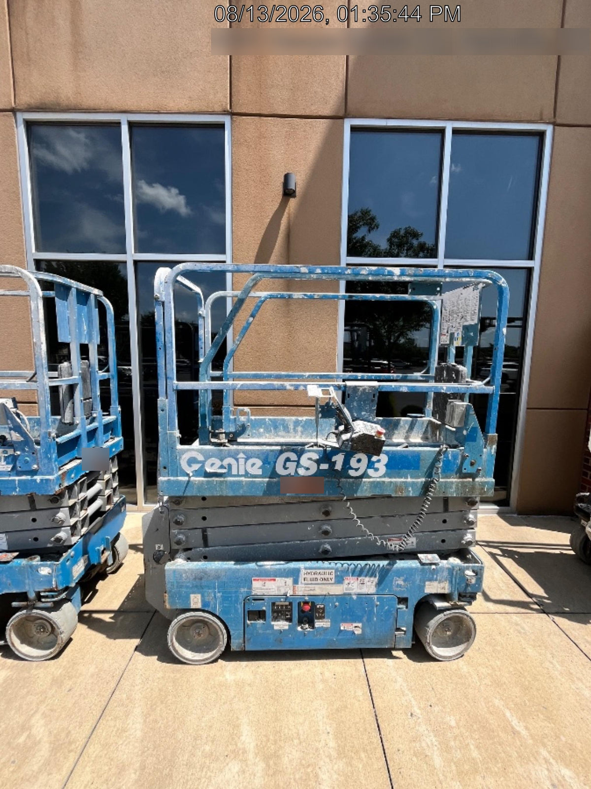 2019 Genie GS-1930 Fixed Rails with Chain Entry