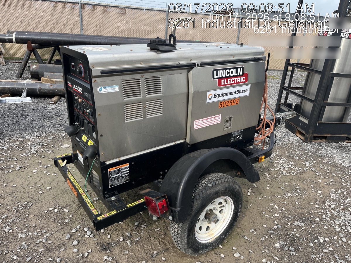 2024 Lincoln Electric LE400 Kubota V1505, Trlr, Cable Rack, Light Kit, ES Decals, T3