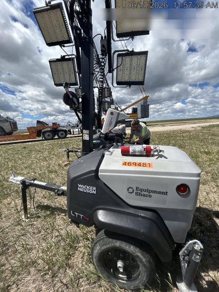 2024 Wacker Neuson LTT4 Diesel, Kohler KDW702, Deep Sea Controller, Auto Start, LED 320W, Bypass Outlet, T3