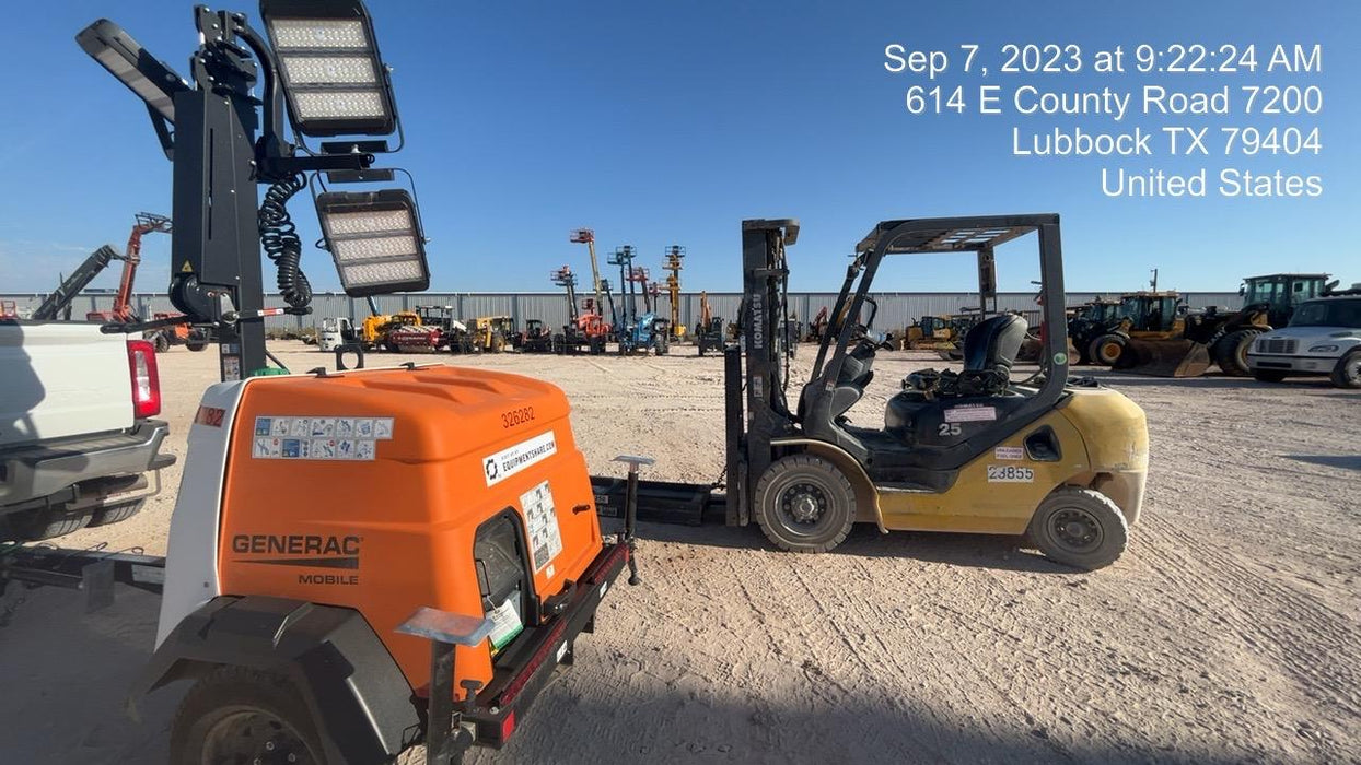 2023 Generac MLT2 Diesel, Flex Switch 120V Input, Powerzone Controller, (4) 320W LED Lights, 4kW Generator, 39.9 Gal Fuel Tank, 2" Ball, T3