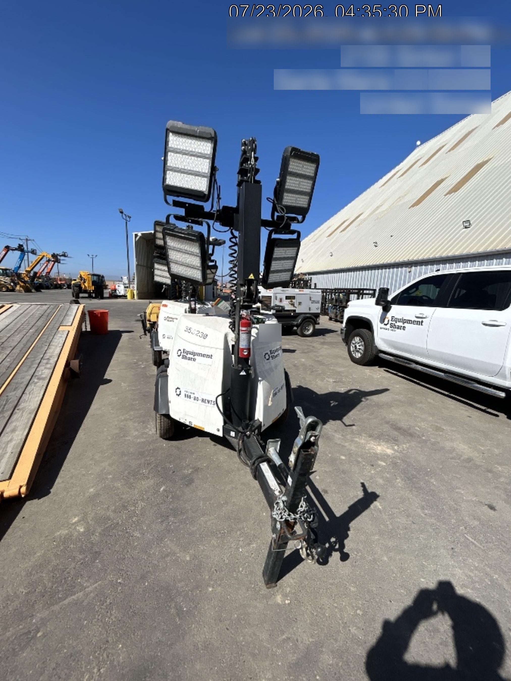 2023 Generac MLT2 Diesel, Flex Switch 120V Input, Powerzone Controller, (4) 320W LED Lights, 4kW Generator, 39.9 Gal Fuel Tank, 2" Ball, T3