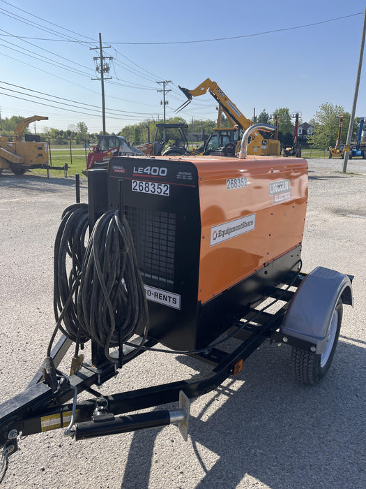 2022 Lincoln Electric LE400 Kubota V1505, Trlr, Cable Rack, Light Kit, ES Decals, T3