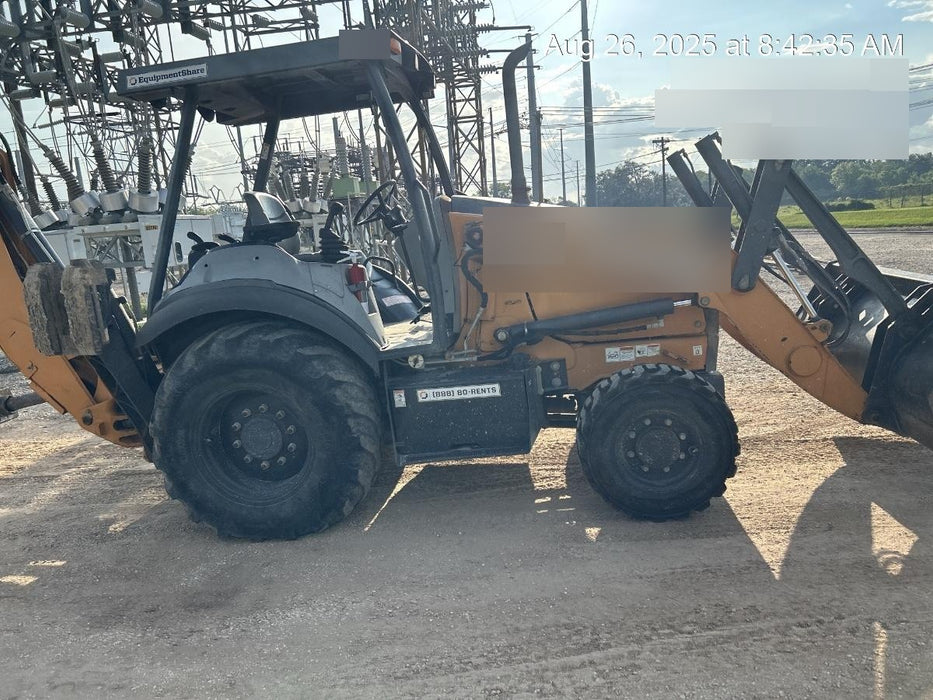 2020 Case 580N EP - Extendable Backhoe Canopy 4WD, Extendable Stick, Pilot Controls, 2 Way Hydraulics, Ride Control, TAG Manual QC