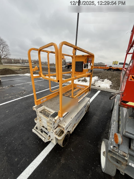 Custom Equipment HB-1430 Hy-Brid Scissor Lift
Platform capacity up to 670 lbs
Working height up to 20 ft
Weighs under 1,700 lbs
Non-marking wheels