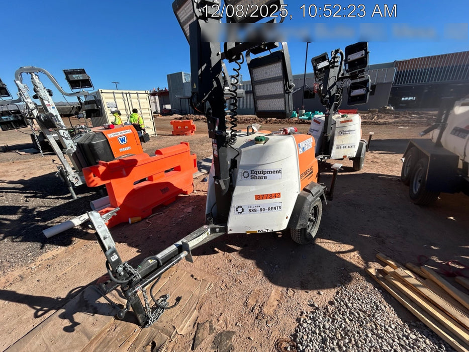 2023 Generac MLT2 Diesel, Flex Switch 120V Input, Powerzone Controller, 
(4) 320W LED Lights, 4kW Generator, 39.9 Gal Fuel Tank, 2" Ball, T3