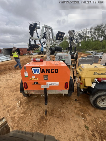 2023 Wanco WLTT-4MM4K Diesel, Deep Sea Controller, Shore Power Plug, Auto Start, (4) 350W LED Floodlights, 4kW Generator, 60 Gal Fuel Tank, 2" Ball, T3