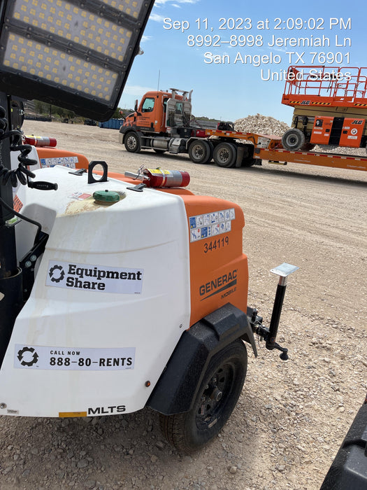 2023 Generac MLT2 Diesel, Flex Switch 120V Input, Powerzone Controller, (4) 320W LED Lights, 4kW Generator, 39.9 Gal Fuel Tank, 2" Ball, T3