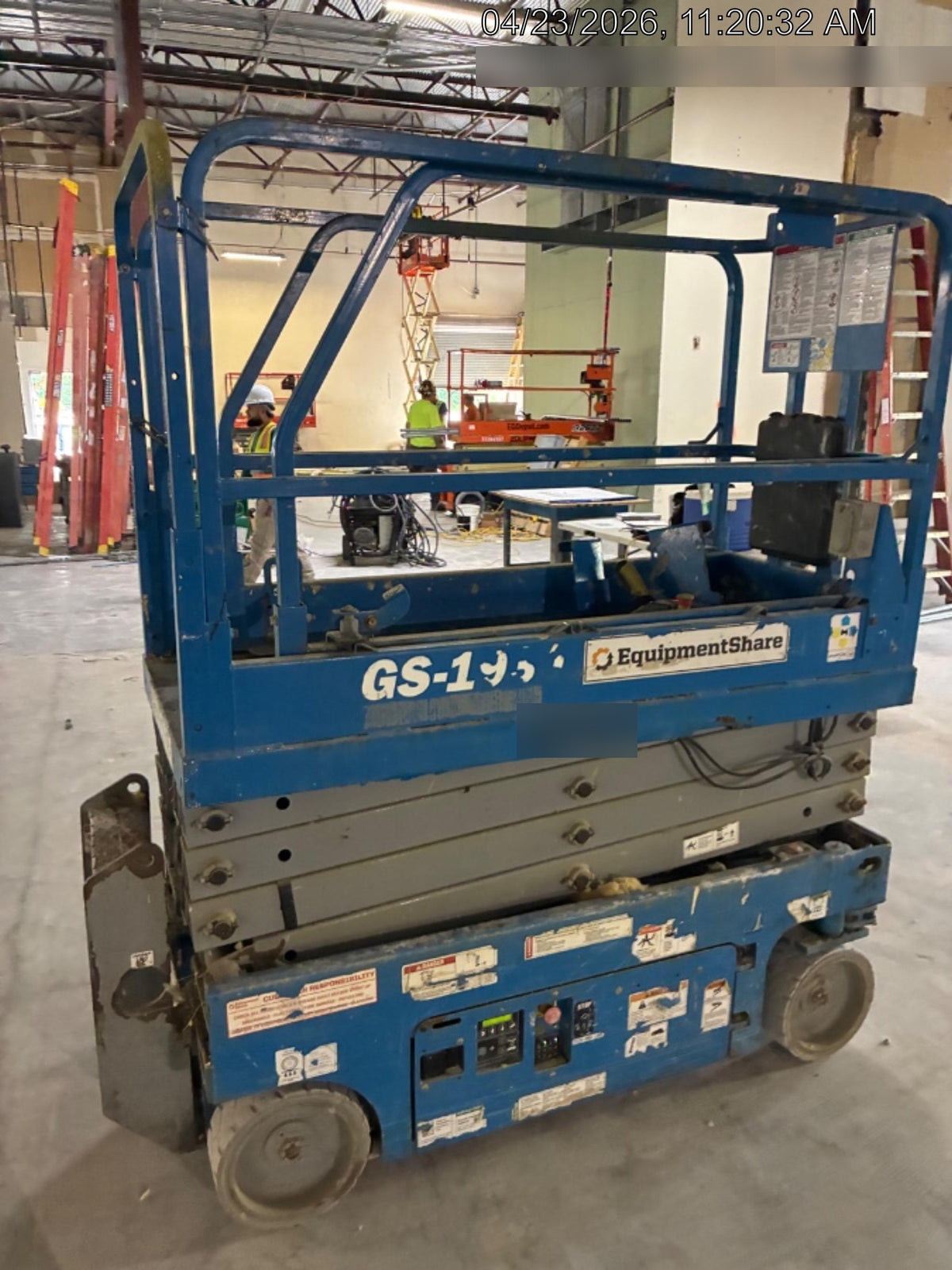 2019 Genie GS-1930 Fixed Rails with Chain Entry