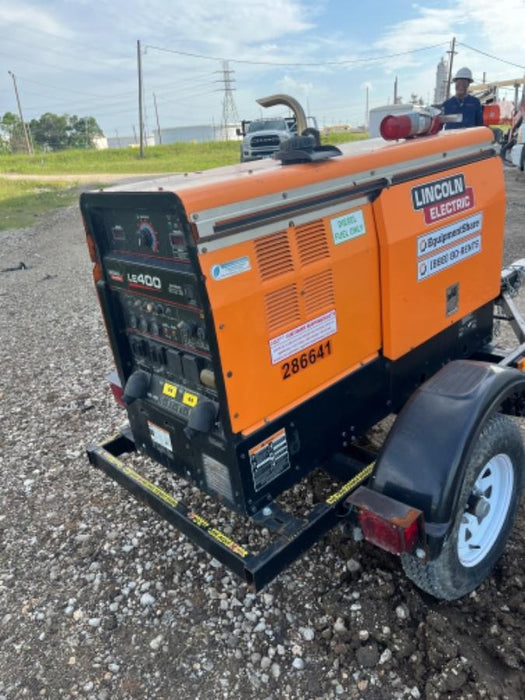 2022 Lincoln Electric LE400 Kubota V1505, Trlr, Cable Rack, Light Kit, ES Decals, T3