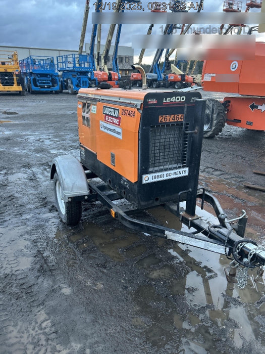 2022 Lincoln Electric LE400 Kubota V1505, Trlr, Cable Rack, Light Kit, ES Decals, T3