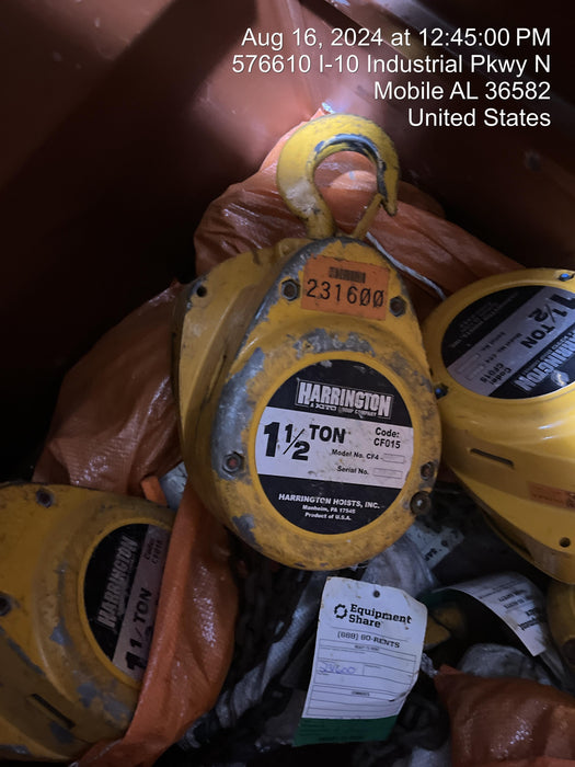 2022 HARRINGTON CF015-20