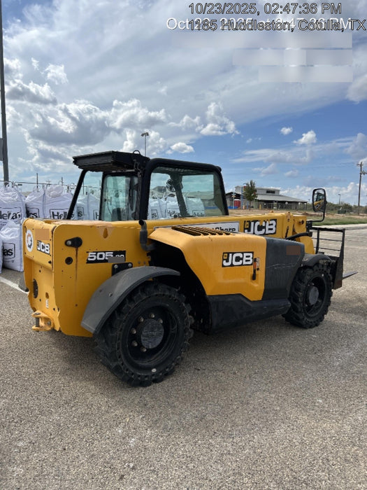 2020 JCB 505-20TC Cab/Heat/Air, Solid Tires, Work Lights, Beacon, Aux Hydraulics, Back up Alarm, ES Decals