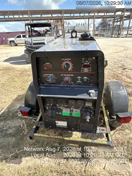 2019 Lincoln Electric Vantage 322 Ready-Pak 3, Two Wheel Trailer, Fender and Light Kit, Cable Rack