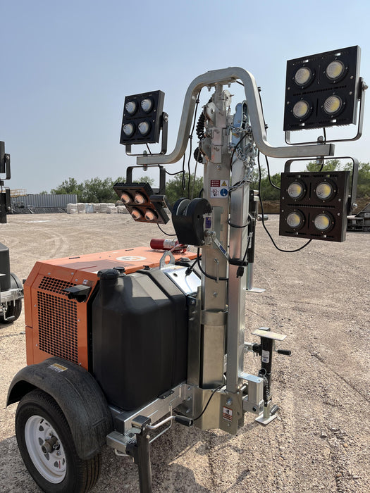 2024 Wanco WLTT-4MM4K Diesel, Deep Sea Controller, Shore Power Plug, Auto Start, (4) 350W LED Floodlights, 4kW Generator, 60 Gal Fuel Tank, 2" Ball, T3