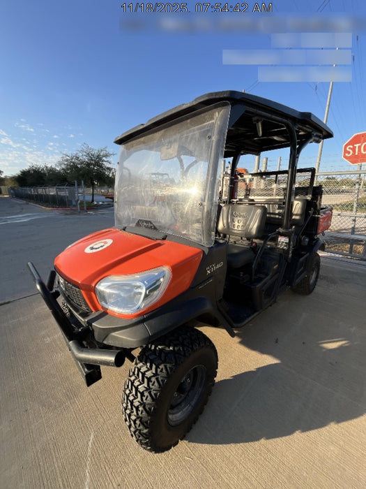2021 Kubota RTV-X1140W-H Plastic Canopy, Windshield Acrylic Clear, LED Strobe Light, Wire Harness Kit, Back up Alarm