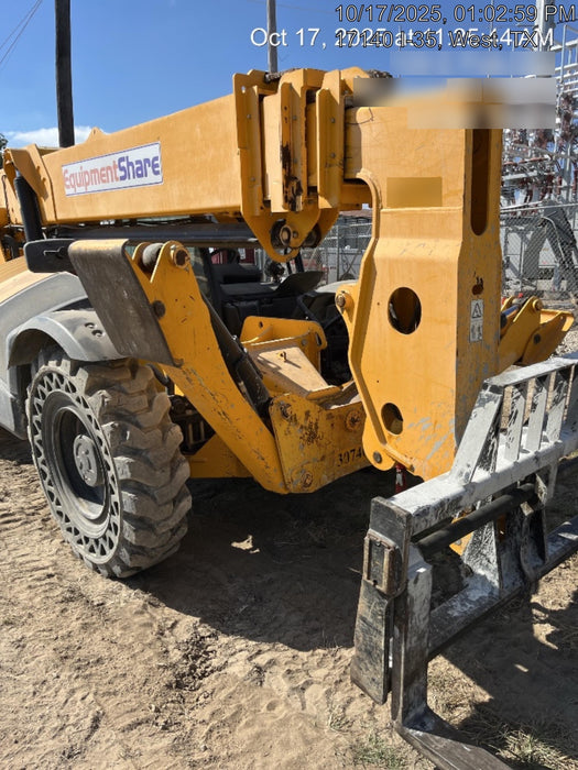 2019 JCB 510-56 Open ROPS, 74 HP, Solid Tires, Worklights, Beacon, Aux Hydraulics, Lifting Eye 66" Carriage/60" Forks