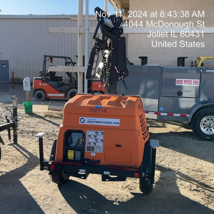 2024 Generac MLT2 Diesel, Flex Switch 120V Input, Powerzone Controller, 
(4) 320W LED Lights, 4kW Generator, 39.9 Gal Fuel Tank, 2" Ball, T3
