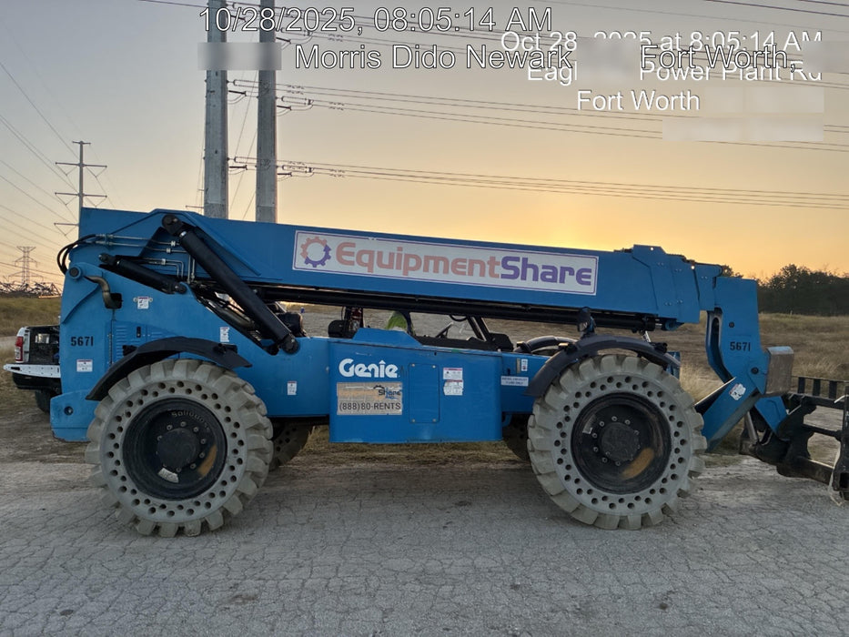 2017 Genie GTH-1056 Genie GTH1056, Solid Tires, 60" carriage, Open ROPS