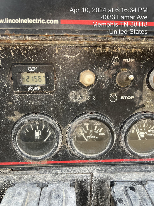 2019 Lincoln Electric Vantage 322 Lincoln Vantage 322 Welder w/Trailer, Light Kit, Cable Rack