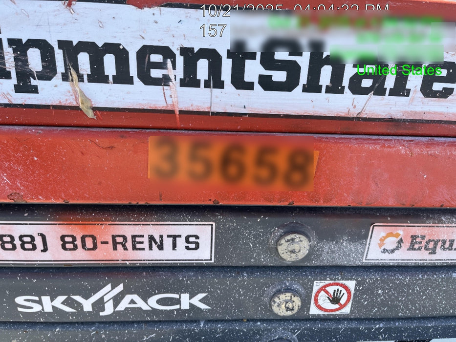 2019 Skyjack SJIII-3219 Standard w/Trojan Batteries