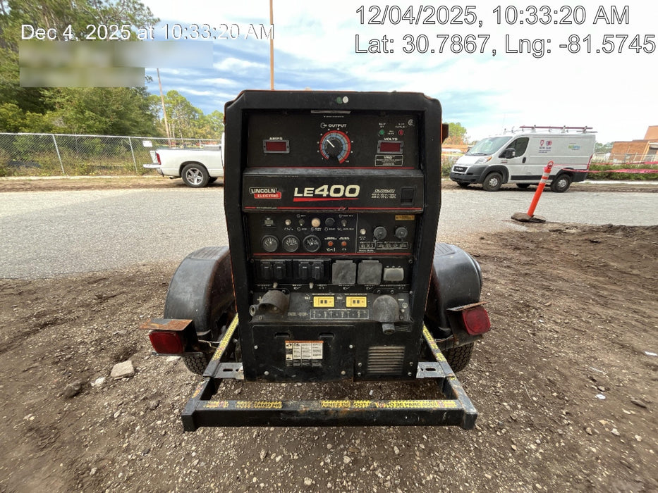 2022 Lincoln Electric LE400 Kubota V1505, Trlr, Cable Rack, Light Kit, ES Decals, T3