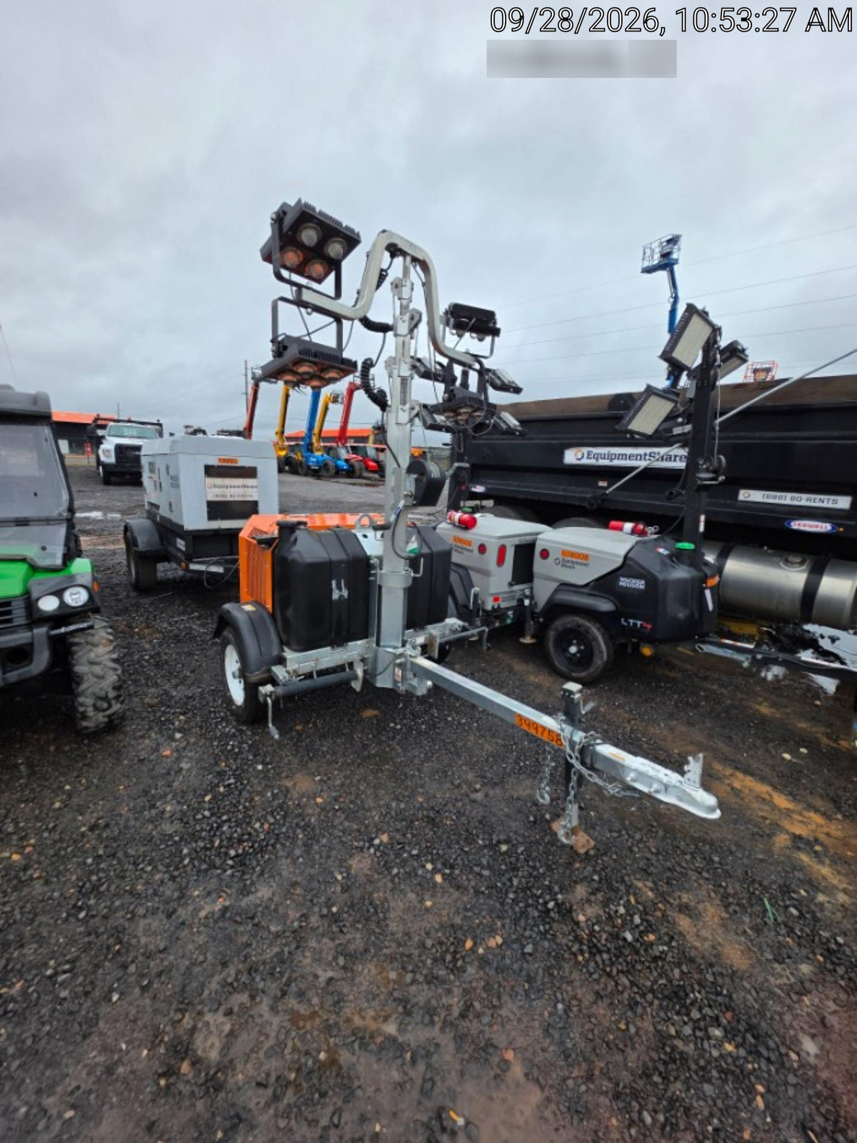 2024 Wanco WLTT-4MM4K Diesel, Deep Sea Controller, Shore Power Plug, Auto Start, (4) 350W LED Floodlights, 4kW Generator, 60 Gal Fuel Tank, 2" Ball, T3