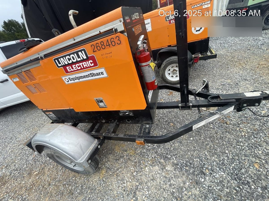 2022 Lincoln Electric LE400 Kubota V1505, Trlr, Cable Rack, Light Kit, ES Decals, T3