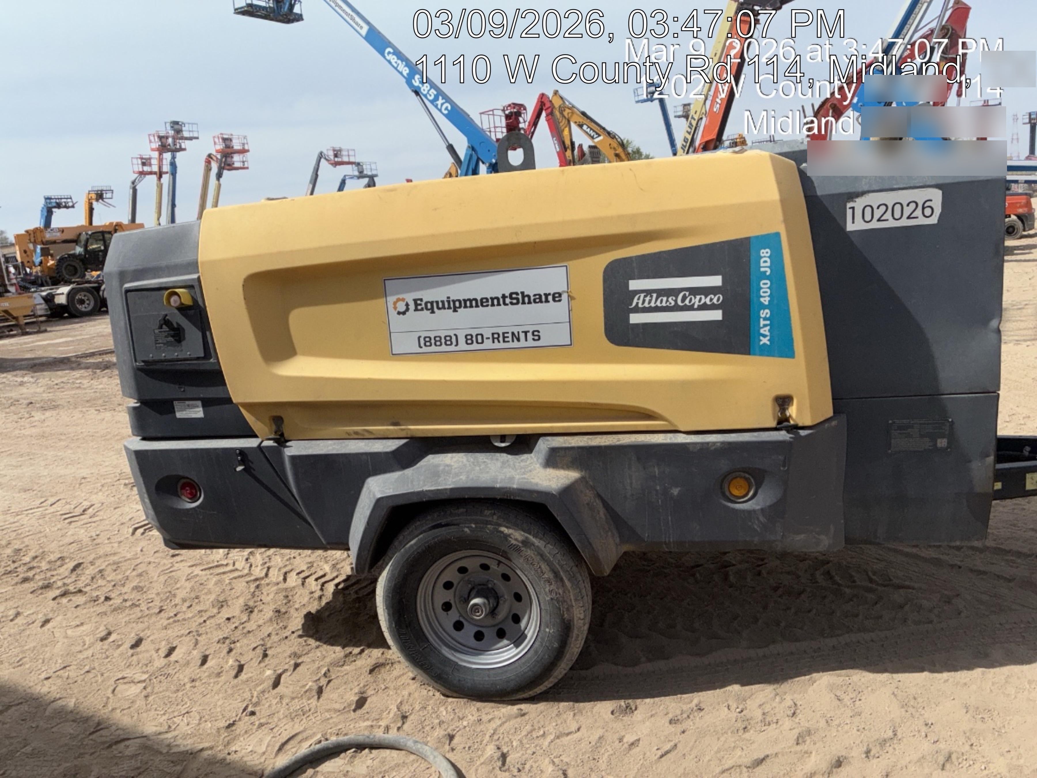 2020 ATLAS COPCO XATS 400 CW