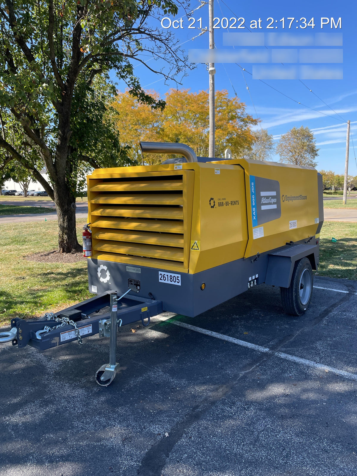 2022 ATLAS COPCO XAS 900
