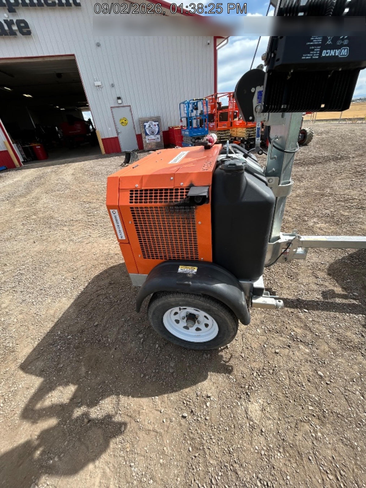 2024 Wanco WLTT-4MM4K Diesel, Deep Sea Controller, Shore Power Plug, Auto Start, (4) 350W LED Floodlights, 4kW Generator, 60 Gal Fuel Tank, 2" Ball, T3