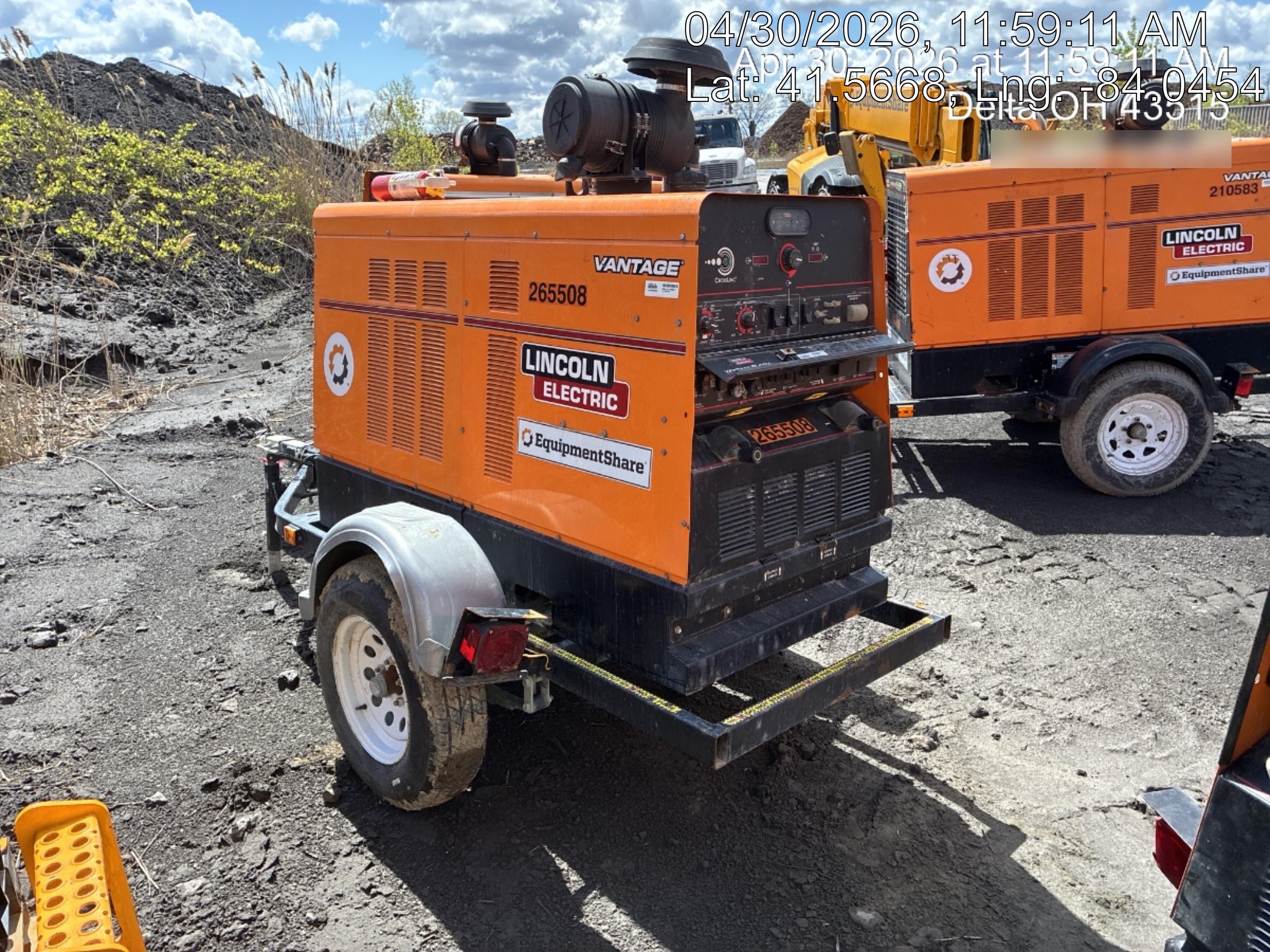 2022 Lincoln Electric Vantage 549X Crosslink Technology, Trailer Mounted, ES Decals, T3