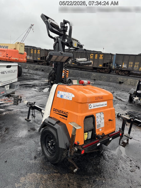 2023 Generac MLT2 Diesel, Flex Switch 120V Input, Powerzone Controller, (4) 320W LED Lights, 4kW Generator, 39.9 Gal Fuel Tank, 2" Ball, T3