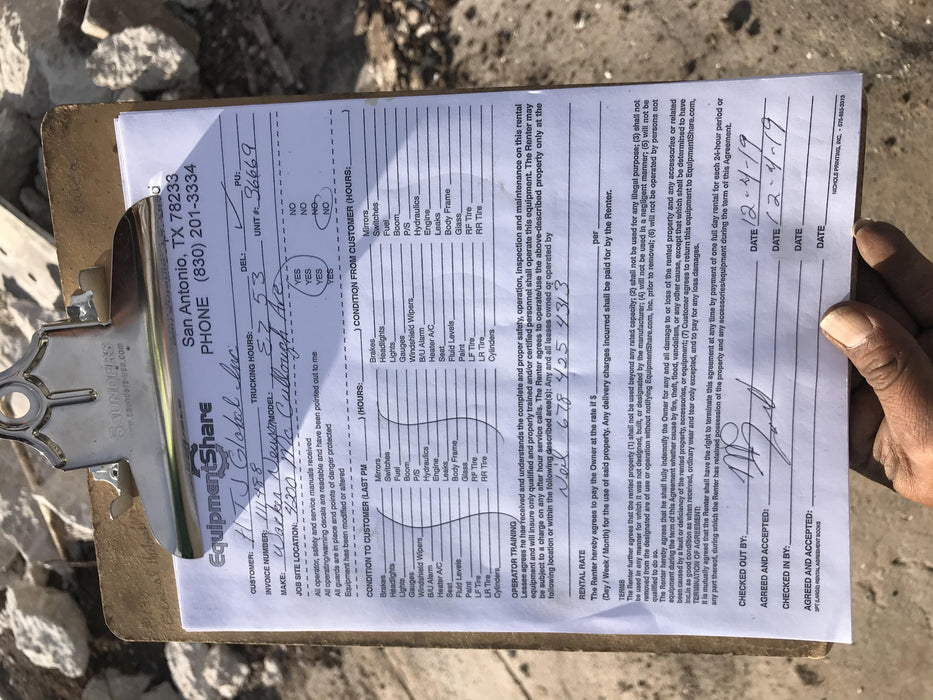 Wacker Neuson EZ53 Open ROPS, Rubber Tracks, Long Dipperstick, T4, Bucket