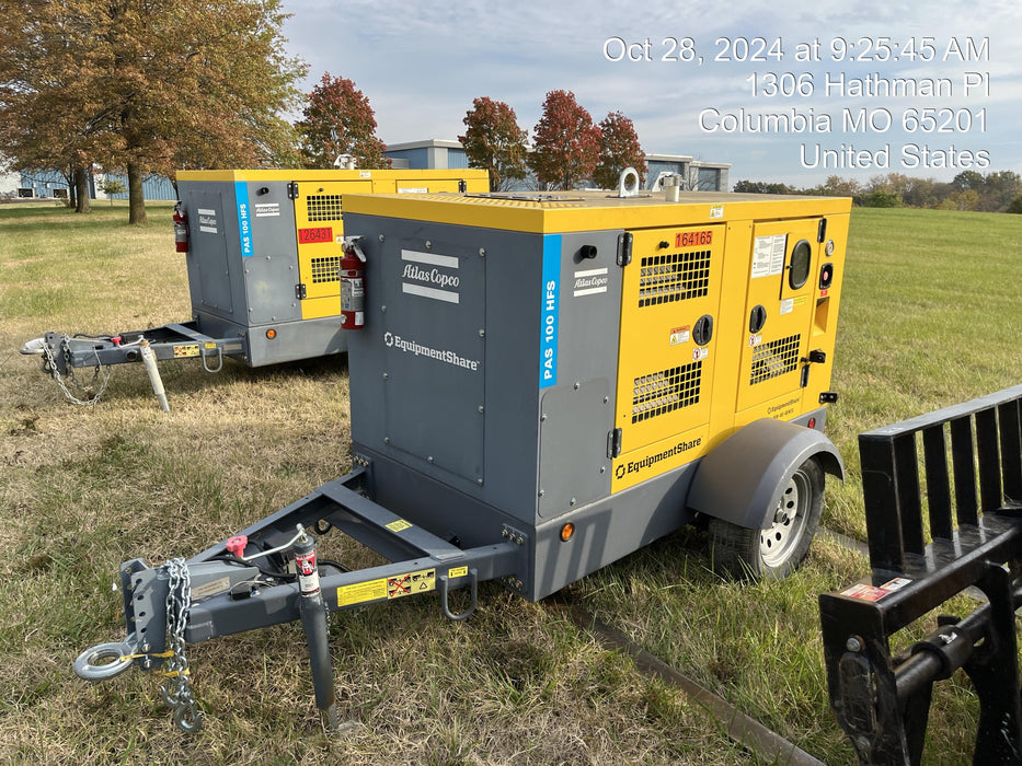 2021 ATLAS COPCO PAS 100 HF CS Enclosed