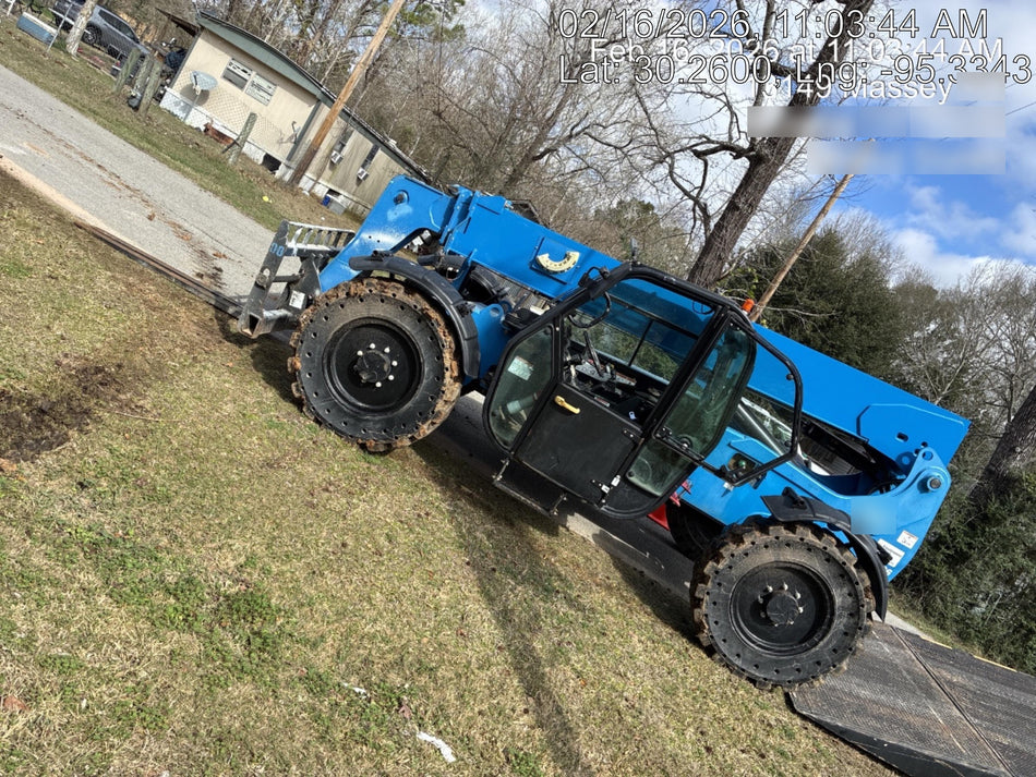 2019 Genie GTH-636 Cab/Heat/AC, Solid RT Tires, LED Work Lights, Beacon 60" QA Carriage, 48" Forks