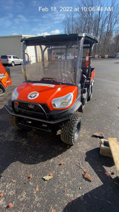 2021 Kubota RTV-X1140W-H Plastic Canopy, Windshield Acrylic Clear, LED Strobe Light, Wire Harness Kit, Back up Alarm