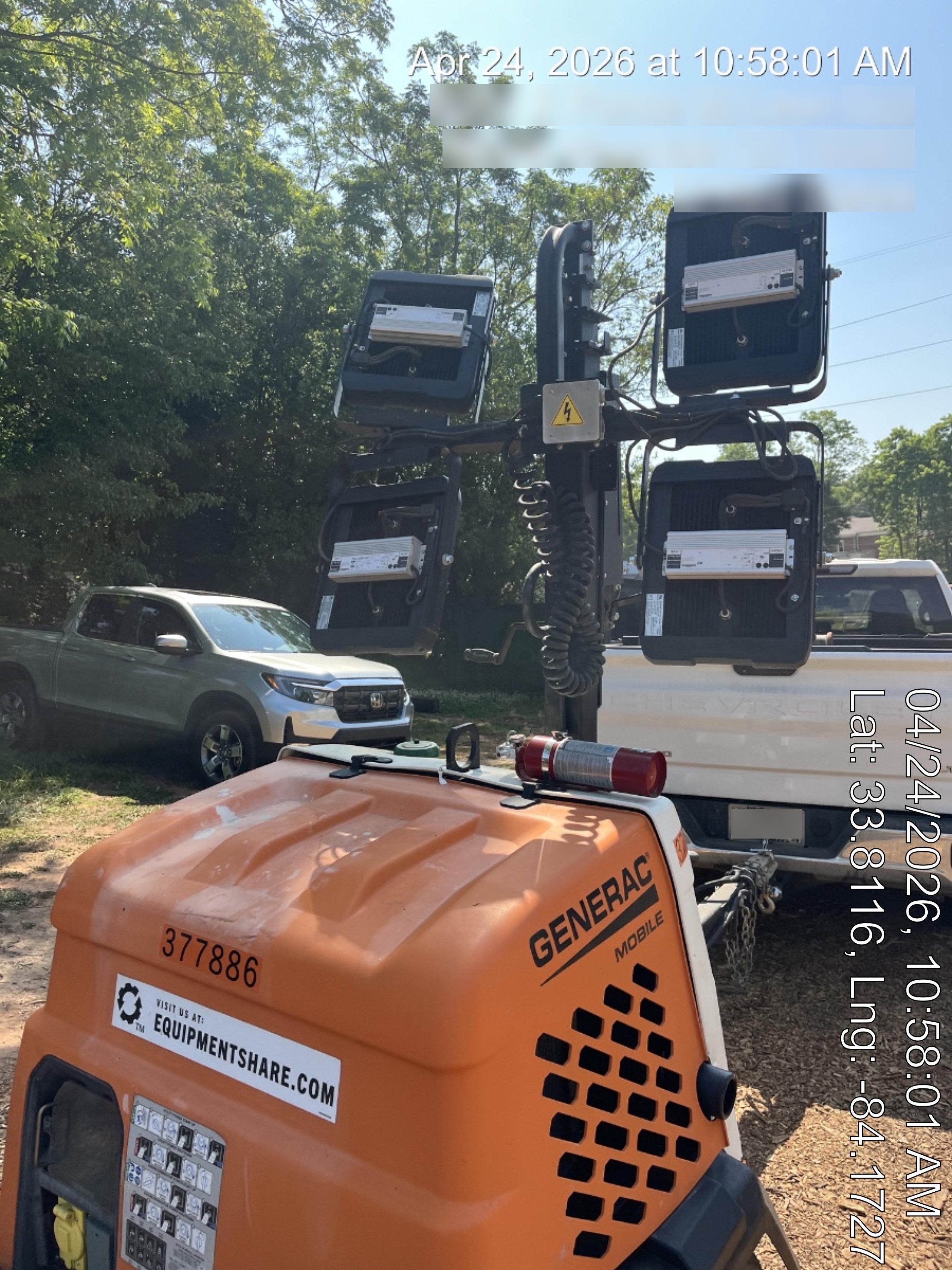 2023 Generac MLT2 Diesel, Flex Switch 120V Input, Powerzone Controller, 
(4) 320W LED Lights, 4kW Generator, 39.9 Gal Fuel Tank, 2" Ball, T3