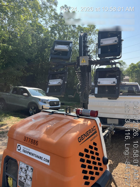 2023 Generac MLT2 Diesel, Flex Switch 120V Input, Powerzone Controller, 
(4) 320W LED Lights, 4kW Generator, 39.9 Gal Fuel Tank, 2" Ball, T3