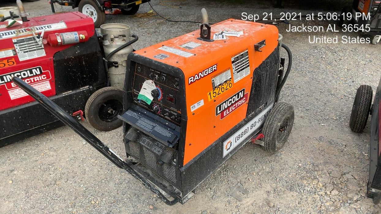 2021 Lincoln Electric Ranger 305 LPG LPG One-Pak (includes undercarriage, tank holder & tank strap) ORANGE